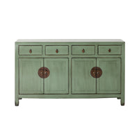 Sansha 4 Door & 4 Drawer Sideboard Sage Green