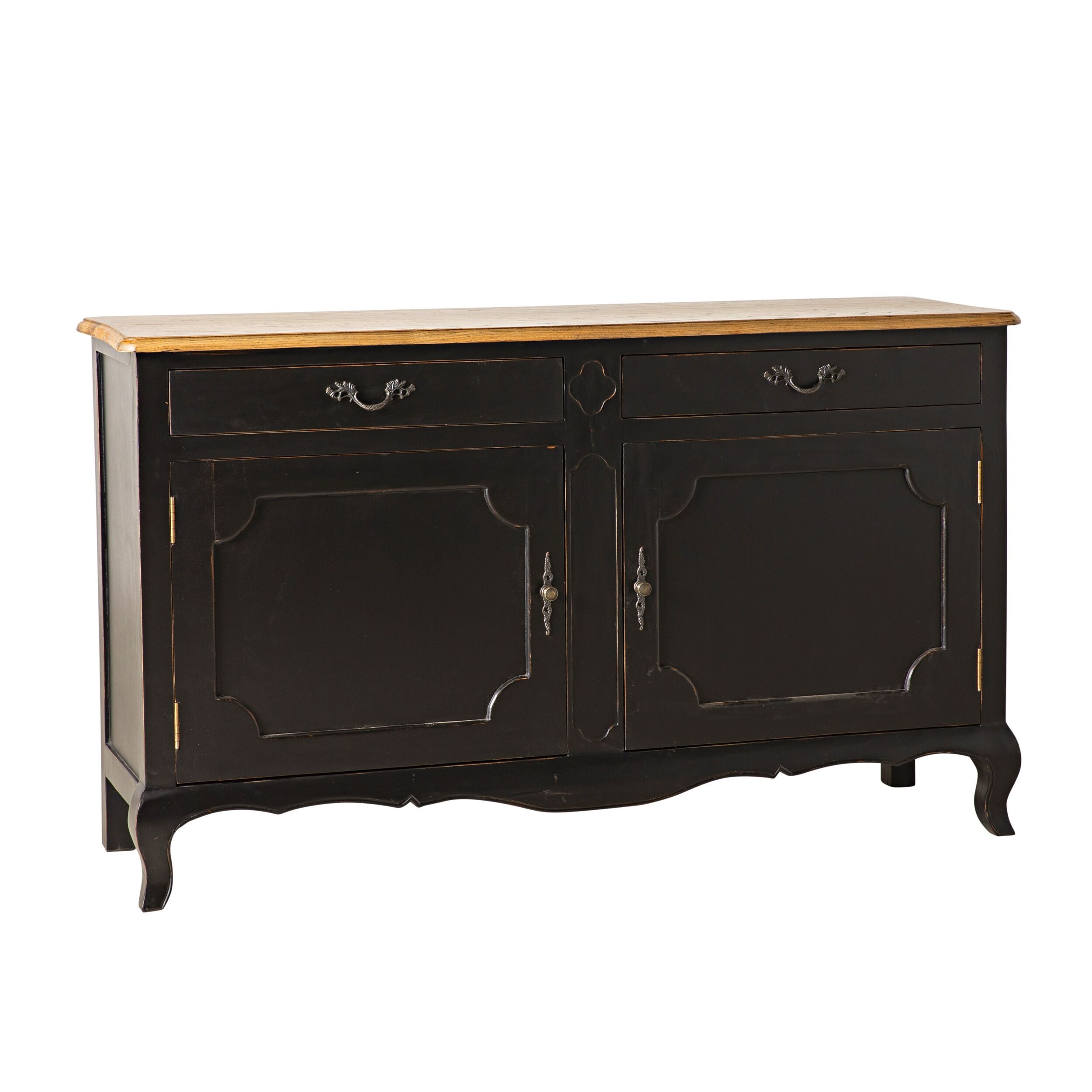 Provincial Oak Sideboard Black