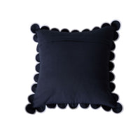 Aerin Scallop Cushion Ink 45cm