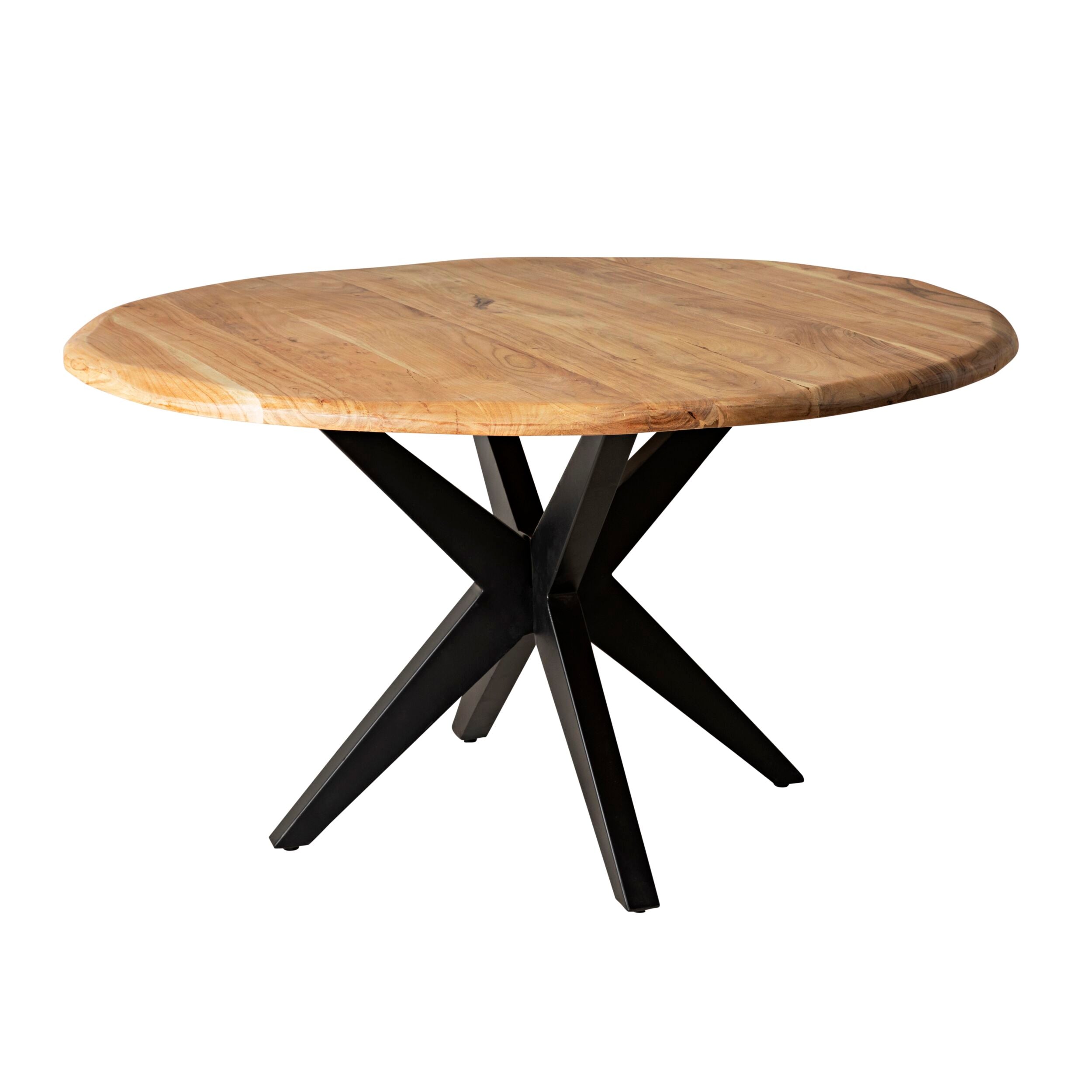 River Live Edge Timber Round Dining Table 140cm