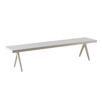 Cohen Aluminium Bench White 200cm