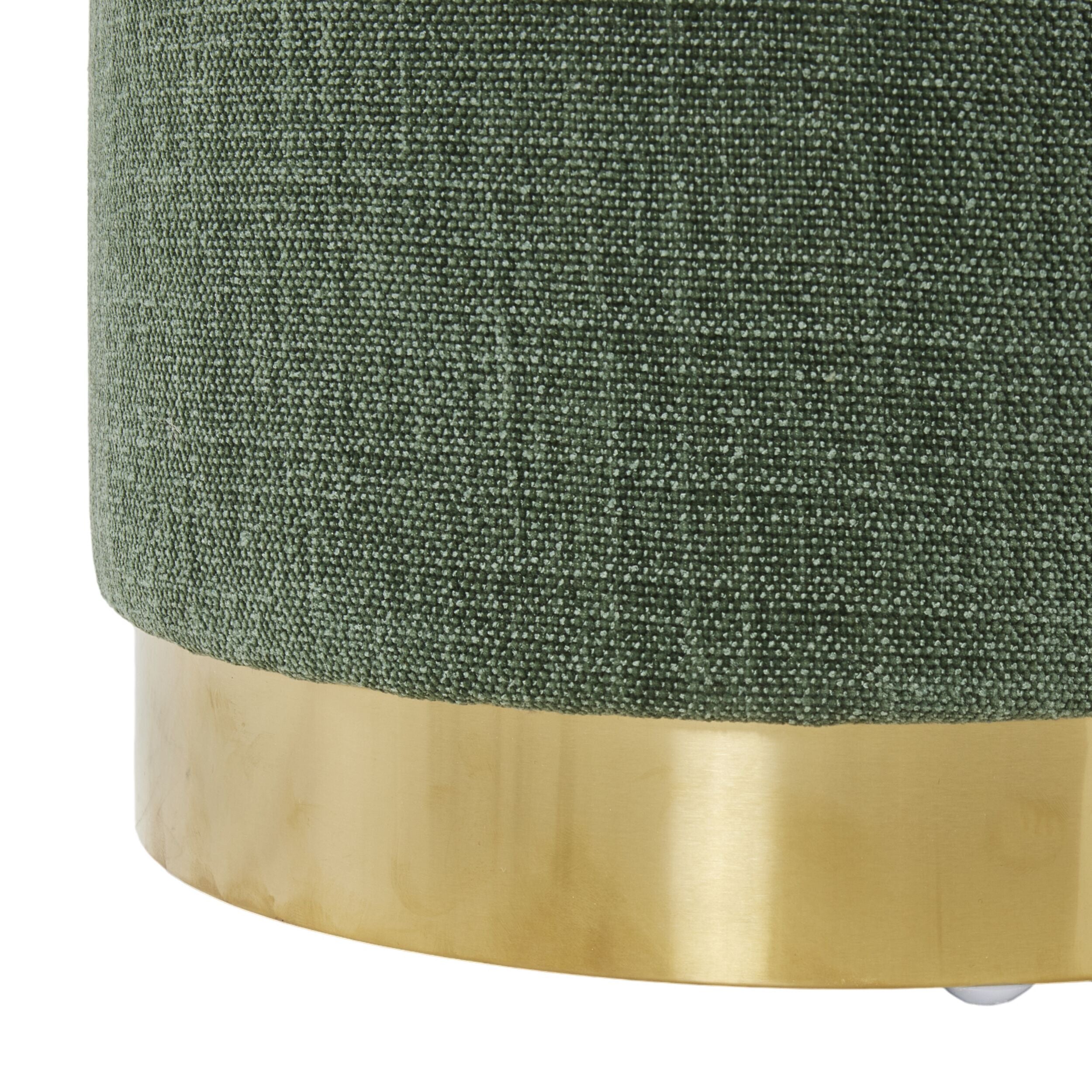 Edie Round Ottoman Solace Moss