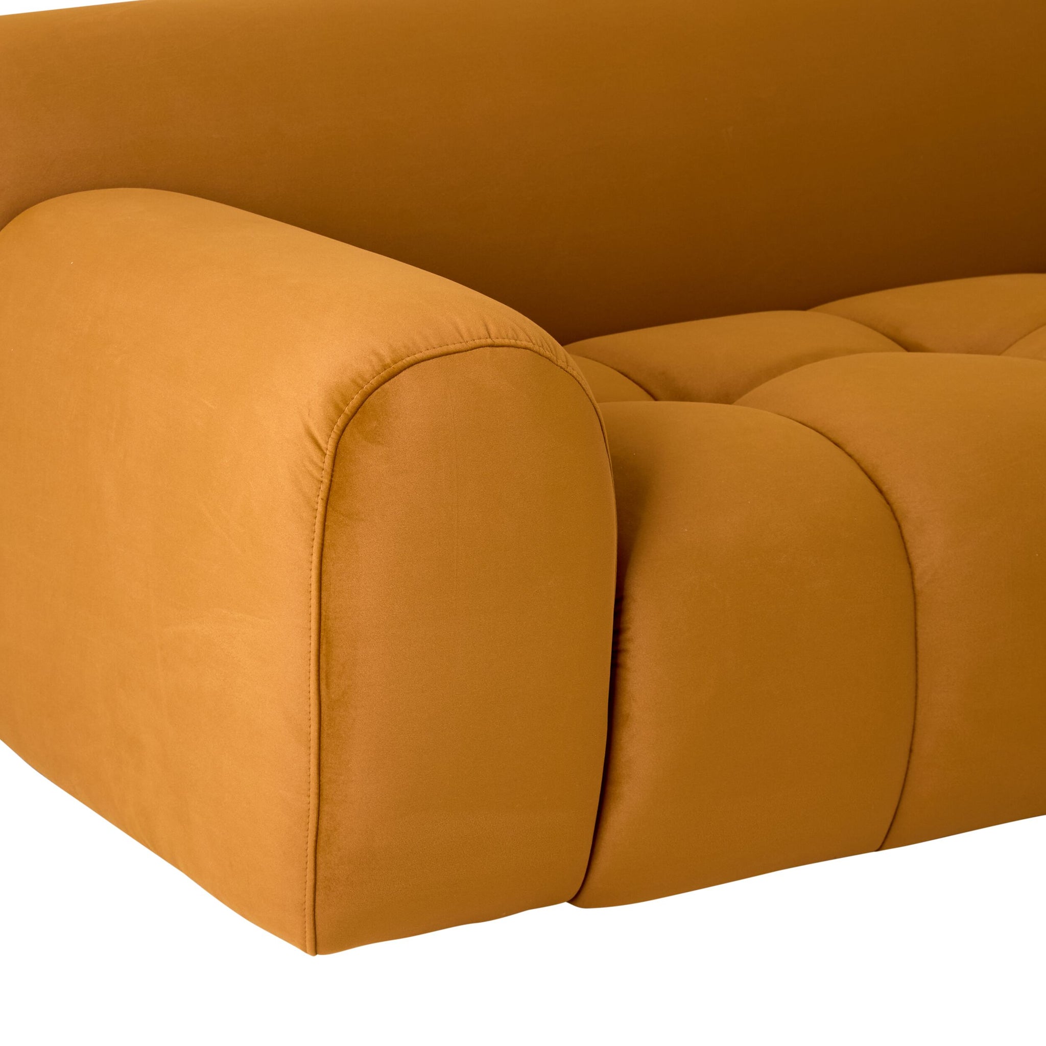 Alexis Armchair Velvet Ochre