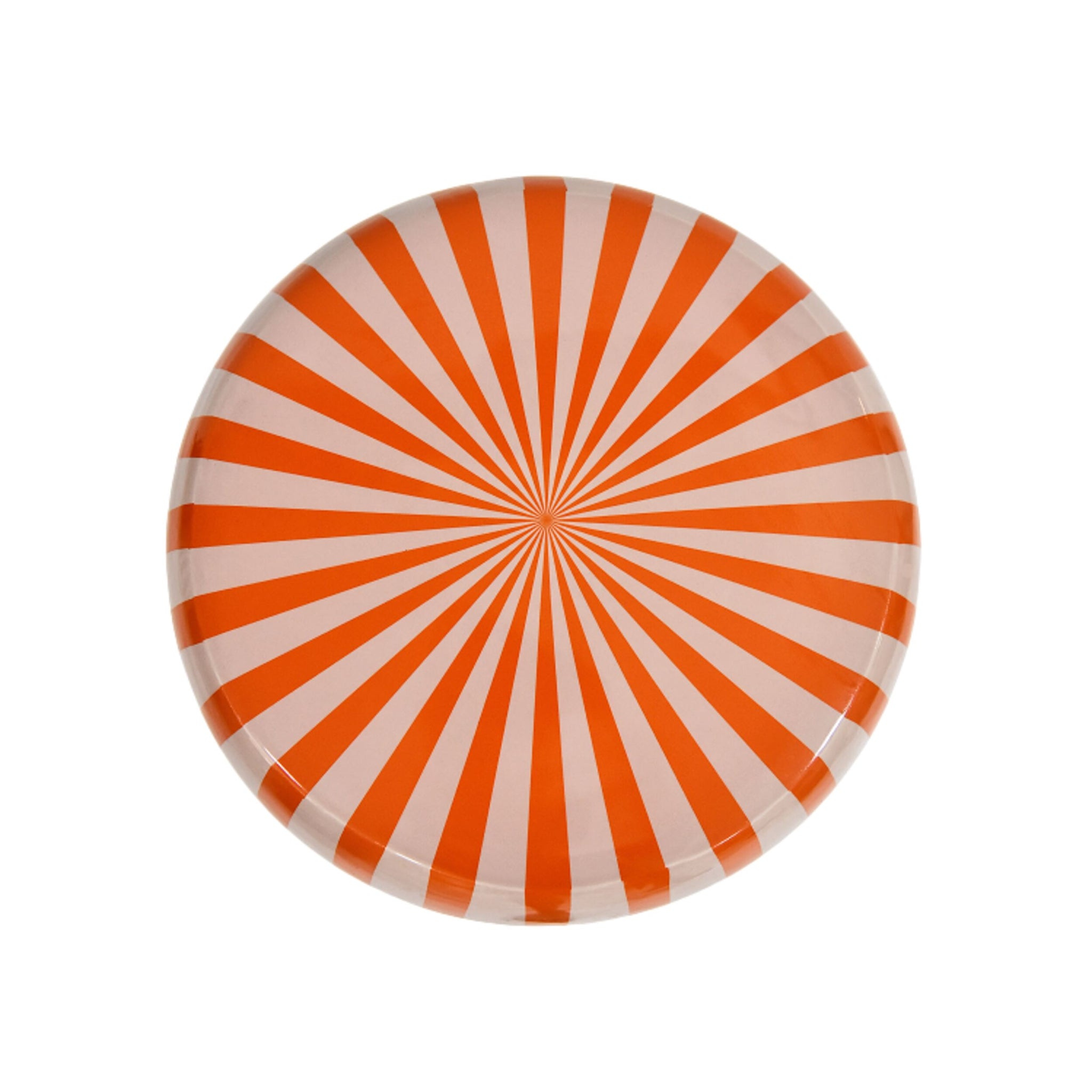 Kiro Curved Stool Pink/Orange