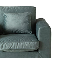 Huxley Luxe Velvet Armchair Sage Green Custom C-005