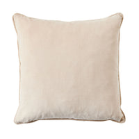 Hervey Cotton Velvet Cushion Oatmeal 45x45cm