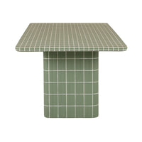 Edie Dining Table 225cm Laurel Green