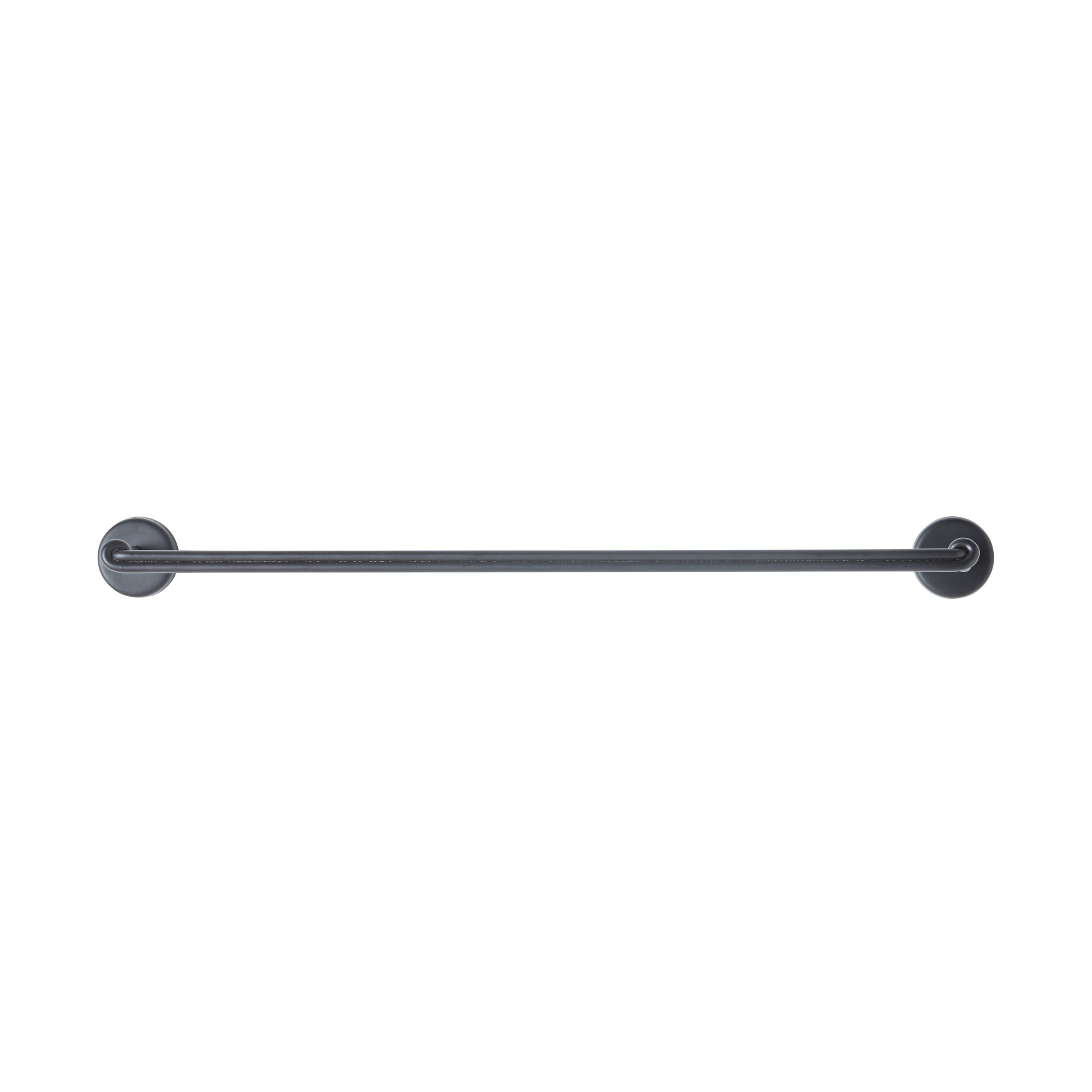 Amery Single Towel Rail 500mm Matte Black