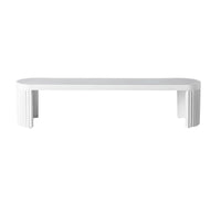 Ripple Curved Outdoor Dining Bench