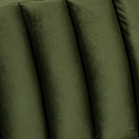 Stitch Velvet Armchair Juniper Olive