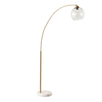 Azzedine Gold Metal Floor Lamp 166cm