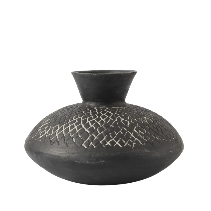 Kairos Paper Mache Gourd Vase