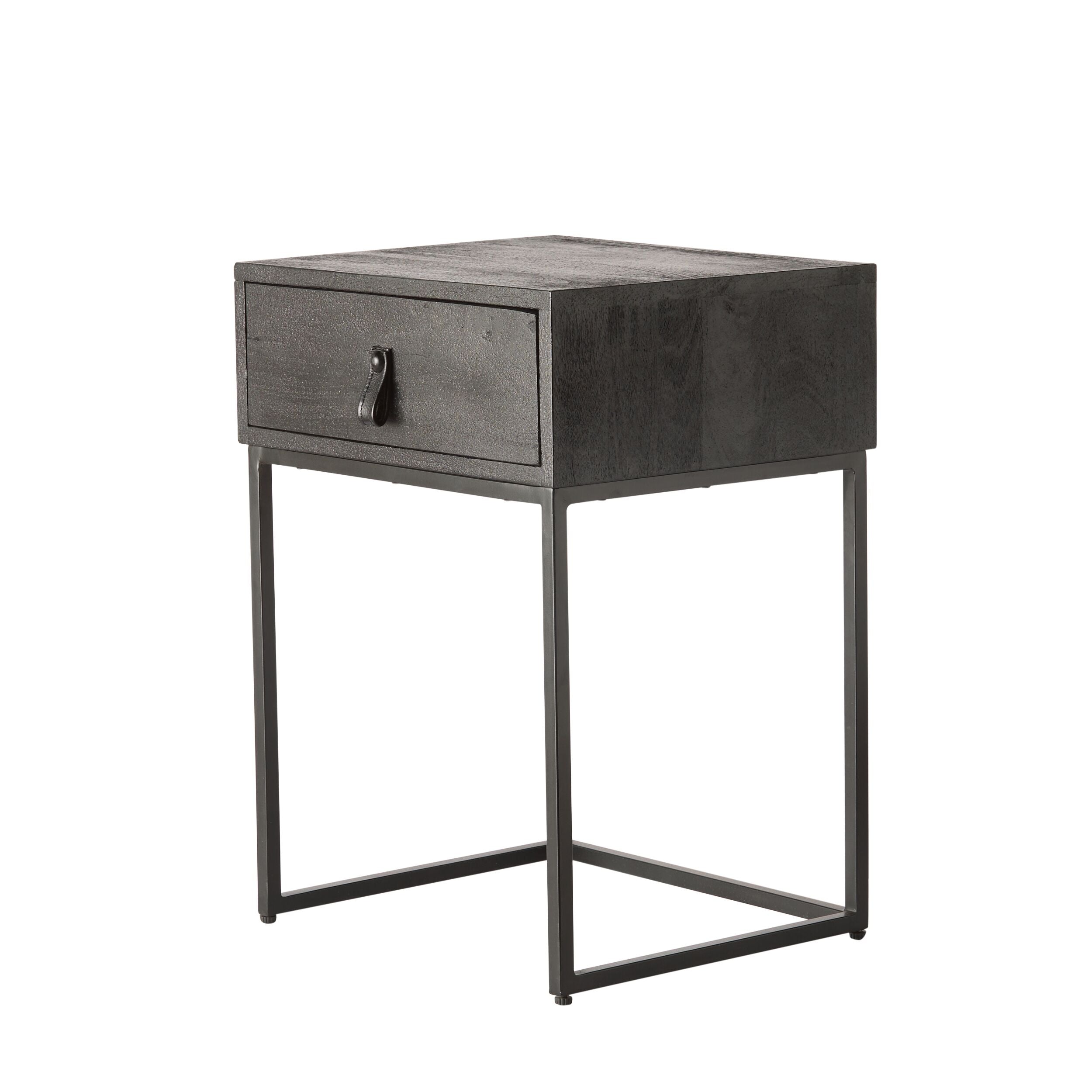 Willa 1 Drawer Bedside Table Black