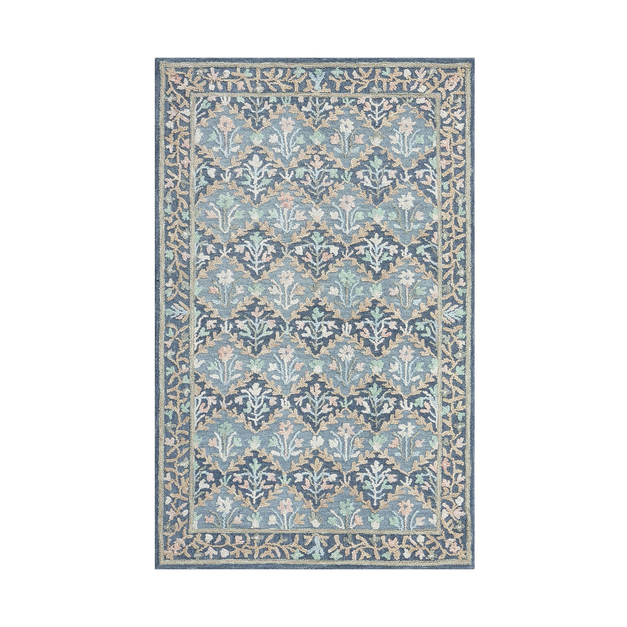 Heritage Woodblock Wool Rug 150x240cm