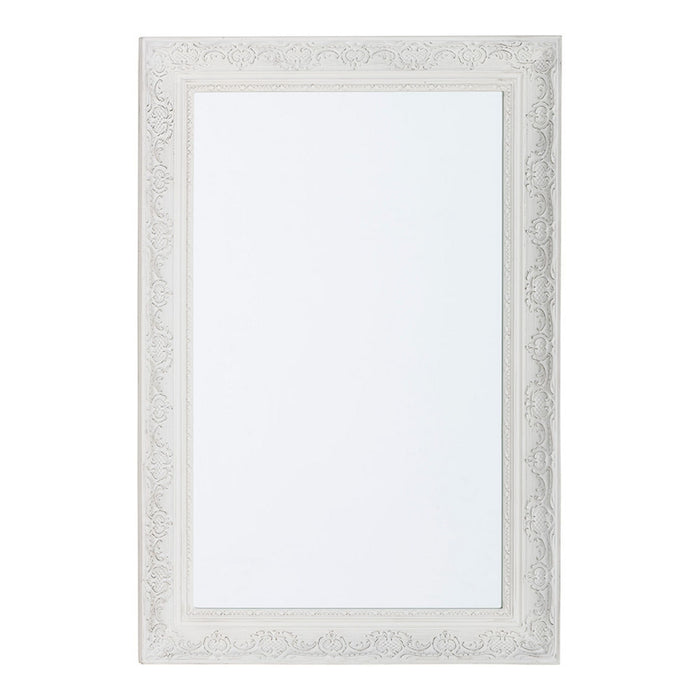 Quincy Antique White Mirror 90x60cm