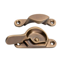 2283 Sash Fastener Narrow Antique Brass L69xW17mm