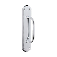 2930 Pull Handle Offset Backplate Chrome Plated H250xW50xP50mm