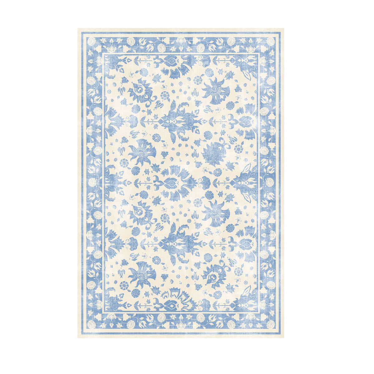 Prairie Silky Soft Washable Doormat Sapphire 60x90cm