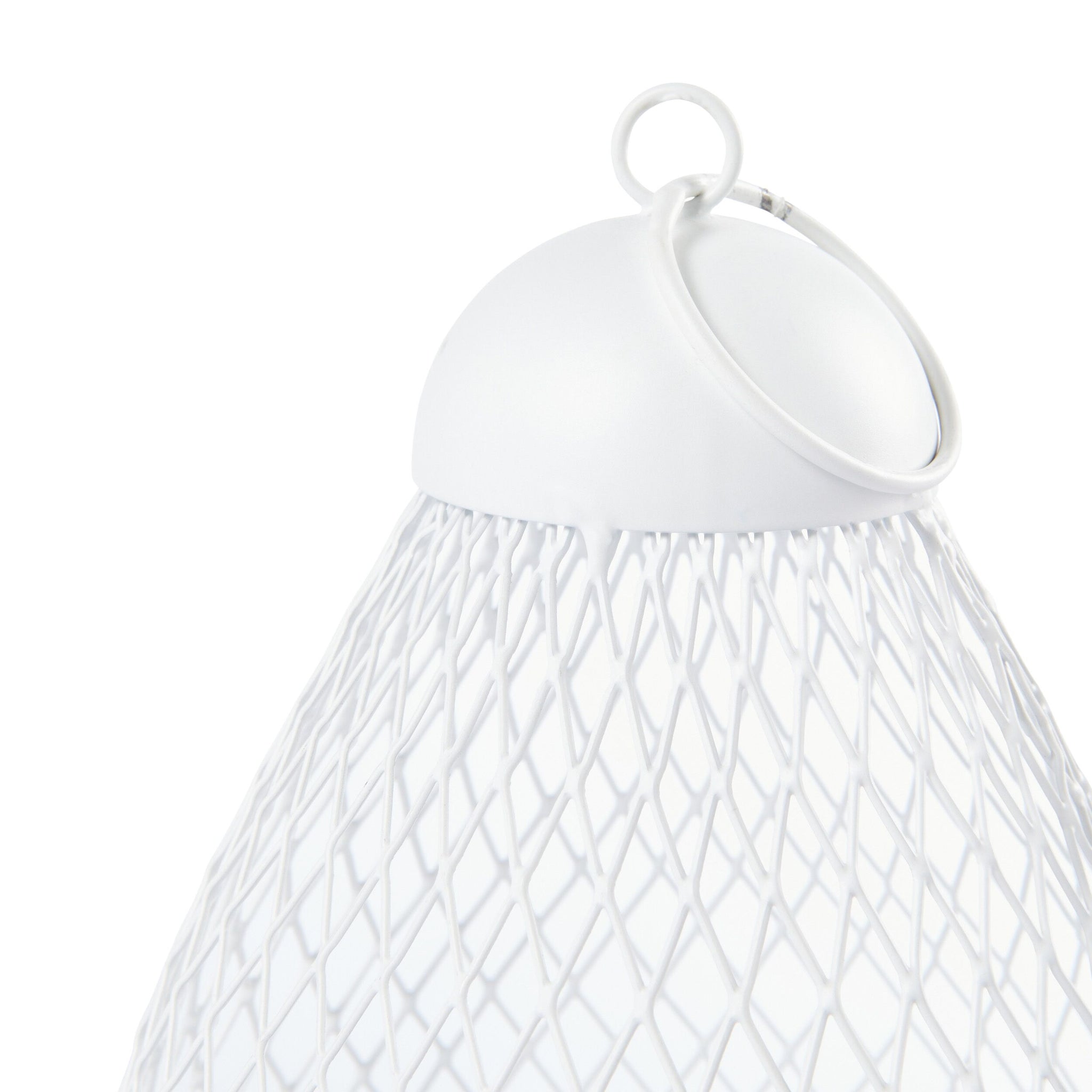 Metal Christmas Tree White Large 38x30cm