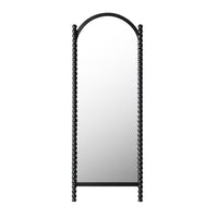 Orla Bobbin Floor Mirror Black