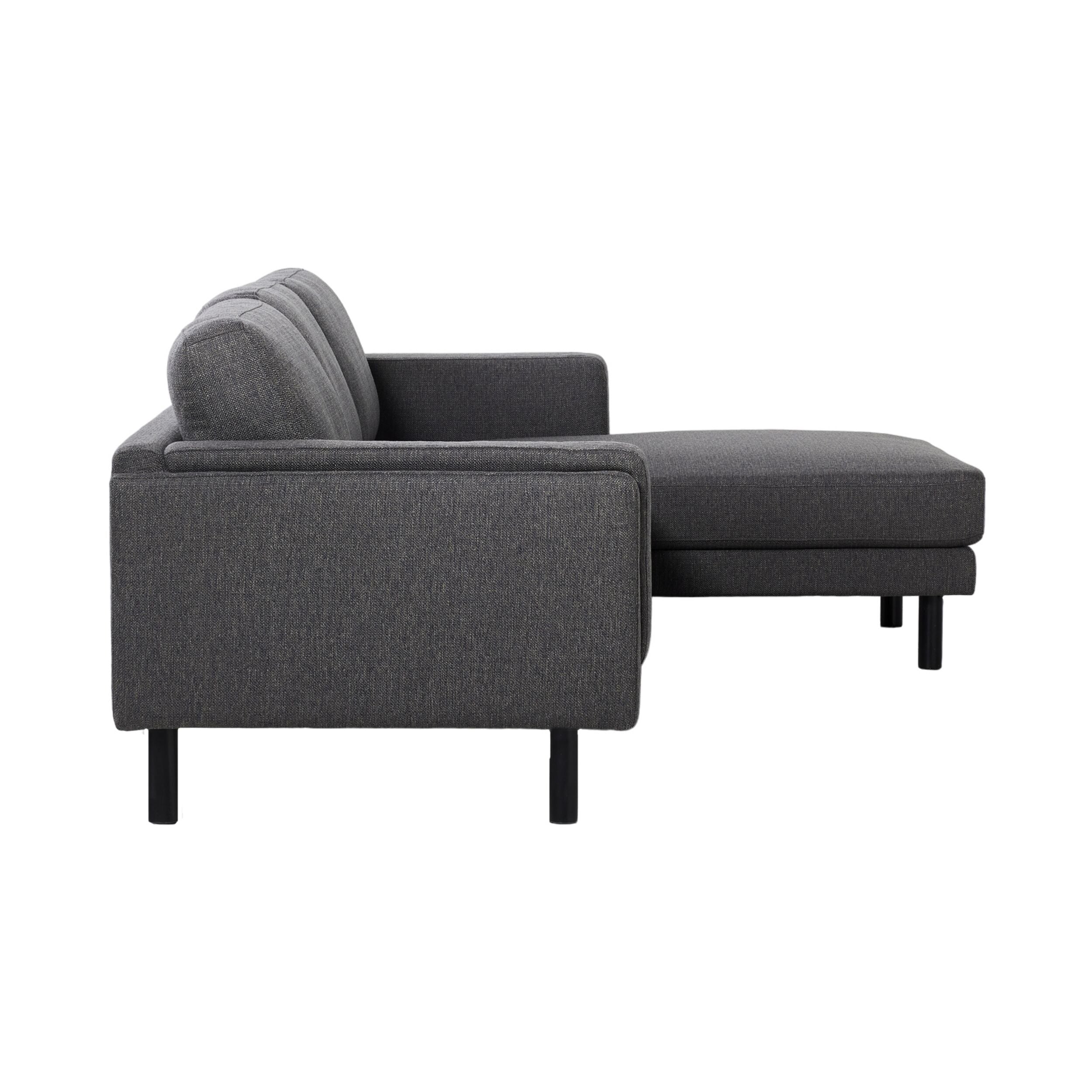 Finch 3 Seater RHS Chaise Amalfi Charcoal