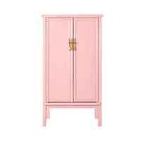 Sansha 2 Door Wardrobe Blush Pink