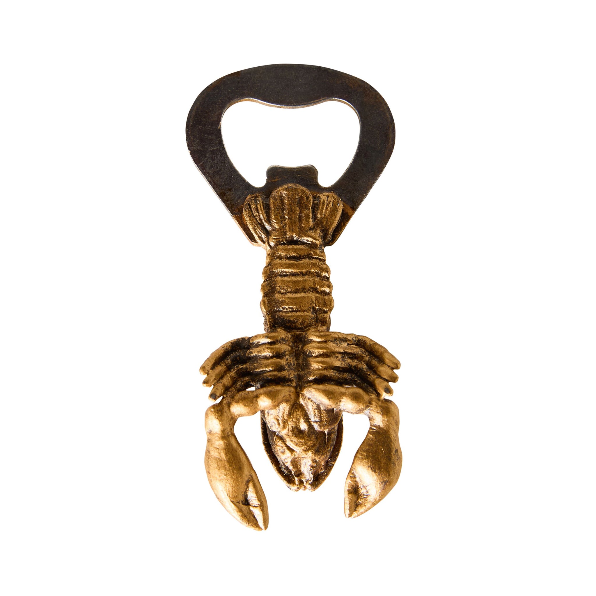 Brass Lobster Bottle Opener
