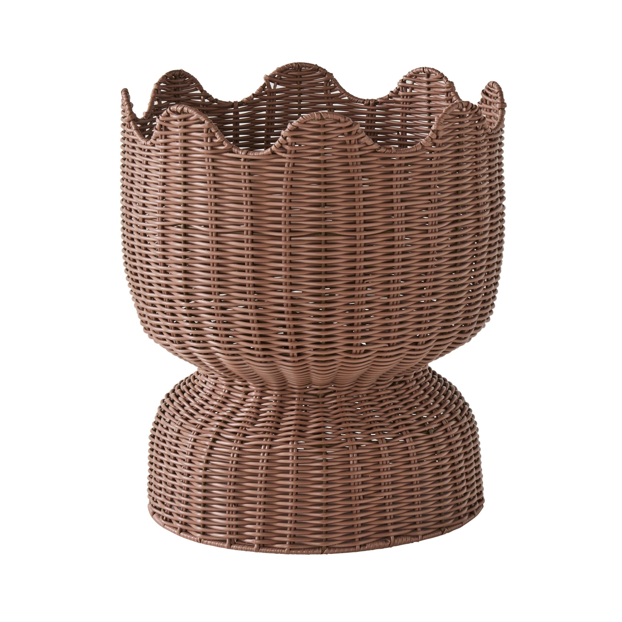 Sidney Woven Planter Large Clay