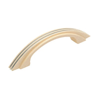 3106 Cabinet Pull Handle Plastic Retro Ivory Chrome L130xW20xP29mm