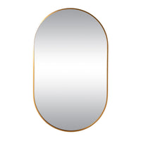 Ovale Mirror 100x60cm Brushed Brass