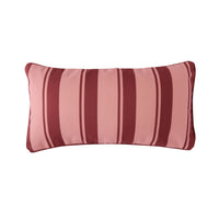 Aruba Outdoor Lumbar Cushion Berry Stripe 70x35cm