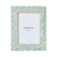 Poppi Resin Double Scalloped Photo Frame Medium