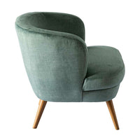 Neo Velvet Occasional Chair Green