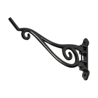 1539 Planter Hook Iron Matte Black H125xP250mm