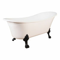 Alto Bath 1700mm with Black Feet Package