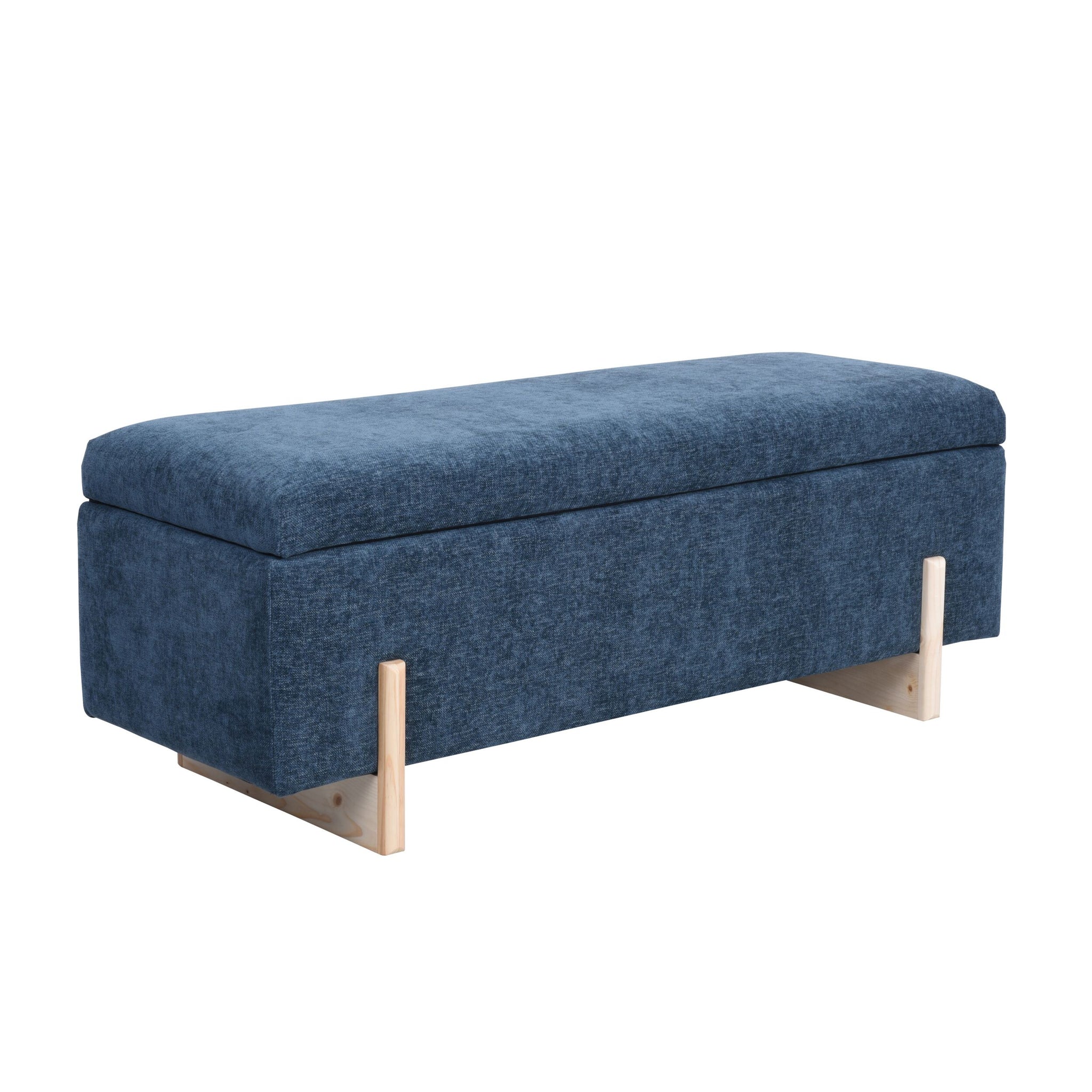 Sara Storage Bench Mineral Blue