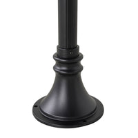 Dover 1 Light Exterior Lamp Post Black 200cm