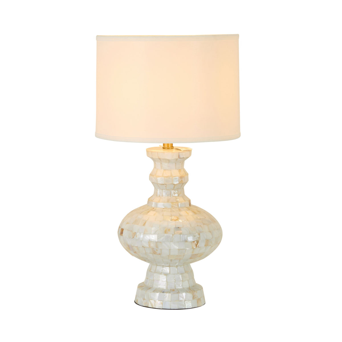 Opaline Mother of Pearl Table Lamp 71cm