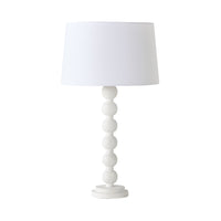 Melissa Wooden Table Lamp White 72cm