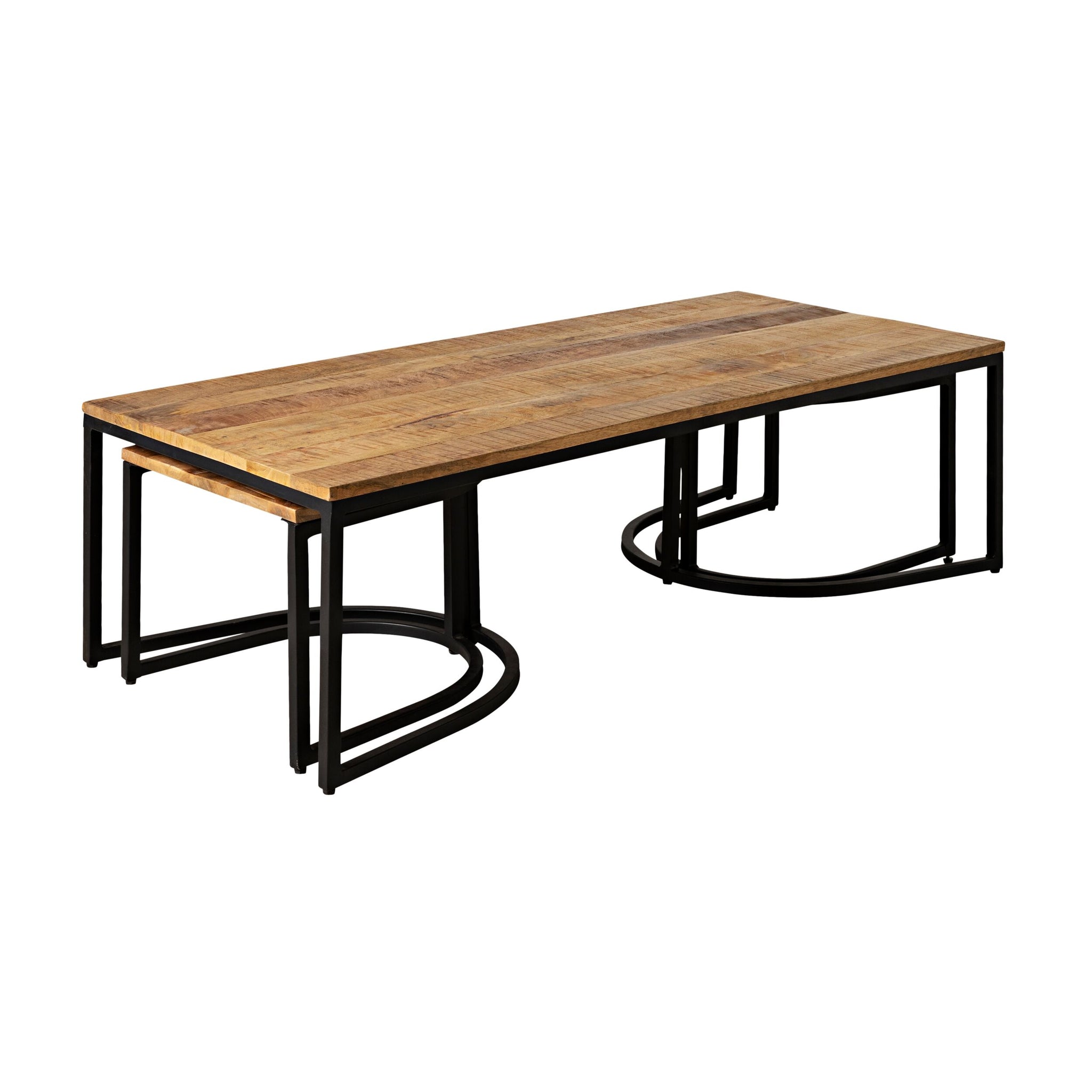 Hartford 3 Piece Nesting Timber Coffee Table Set