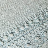 Stitch Suri Embroidered Cushion Blue