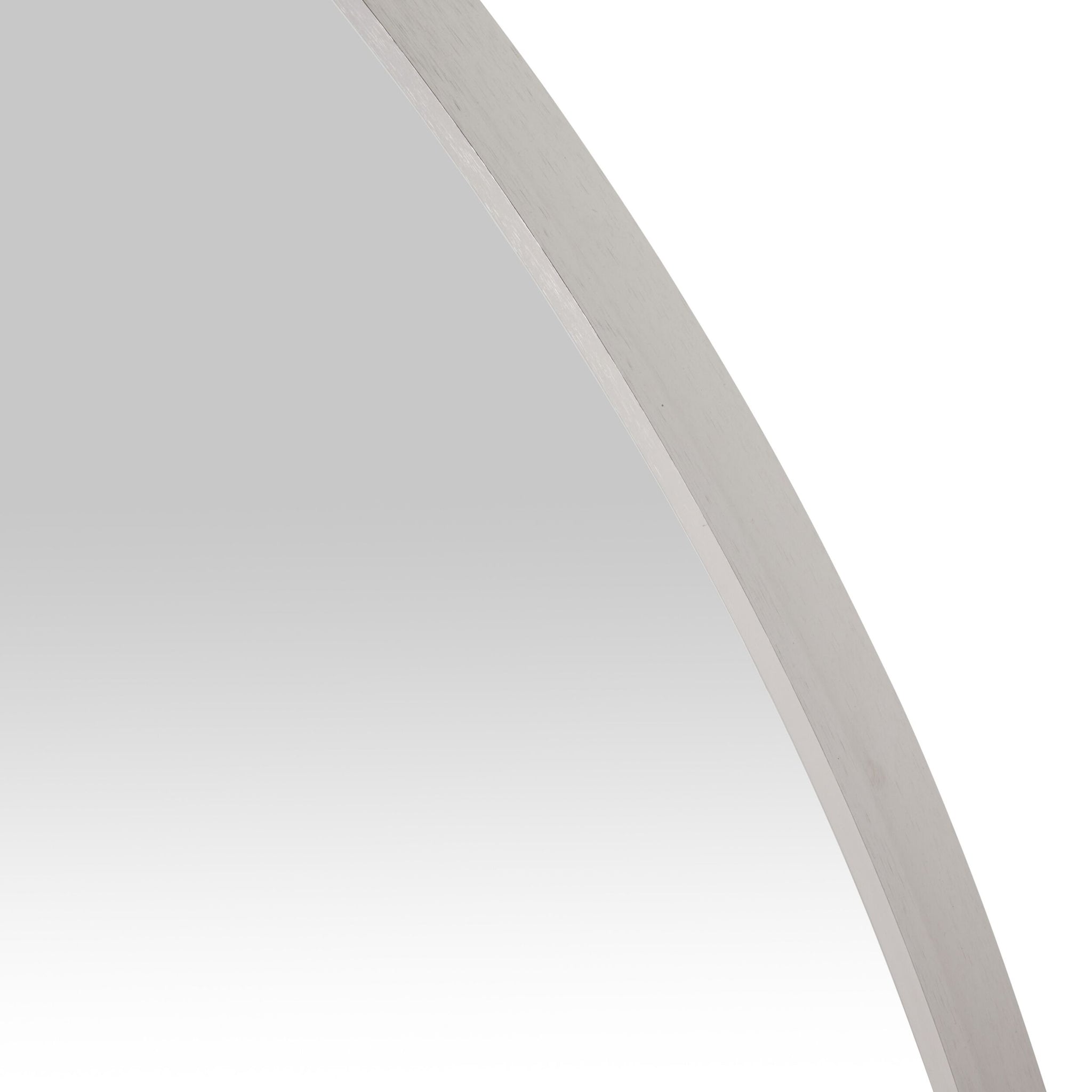 Ovale Arch Mirror 100x150cm Brushed Silver