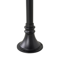 Dover 3 Light Exterior Lamp Post Black 200cm