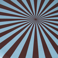 Kiro Curved Stool Dark Cocoa/Pale Blue