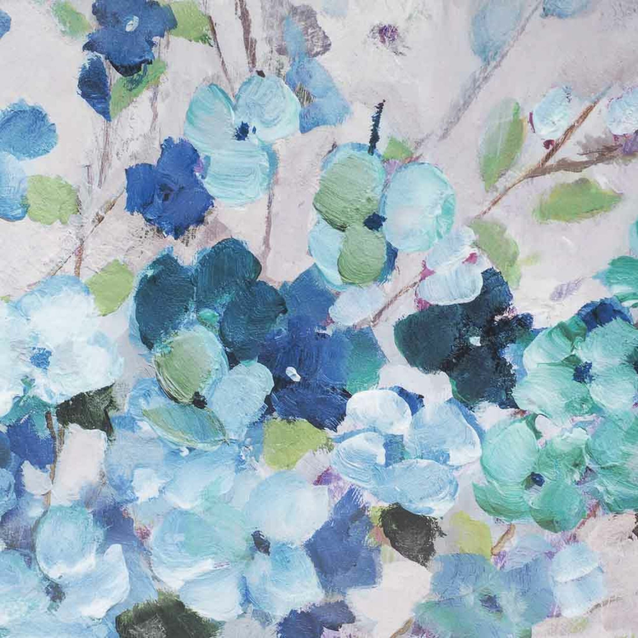 Arthouse Sea Isle Wildflowers Framed Print 57x57cm