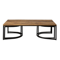 Hartford 3 Piece Nesting Timber Coffee Table Set