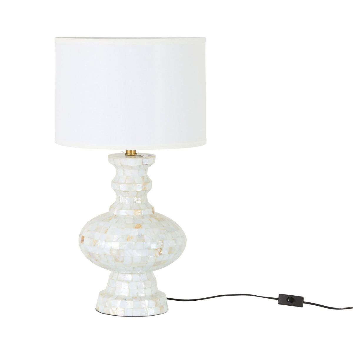 Opaline Mother of Pearl Table Lamp 71cm