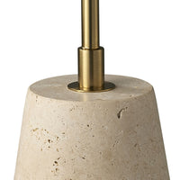 Marta Travertine Pendant 11x14cm