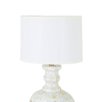 Opaline Mother of Pearl Table Lamp 71cm