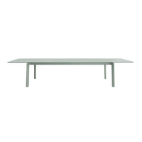 Santana Aluminium Dining Table 260cm (Extends to 370cm) Steely Green